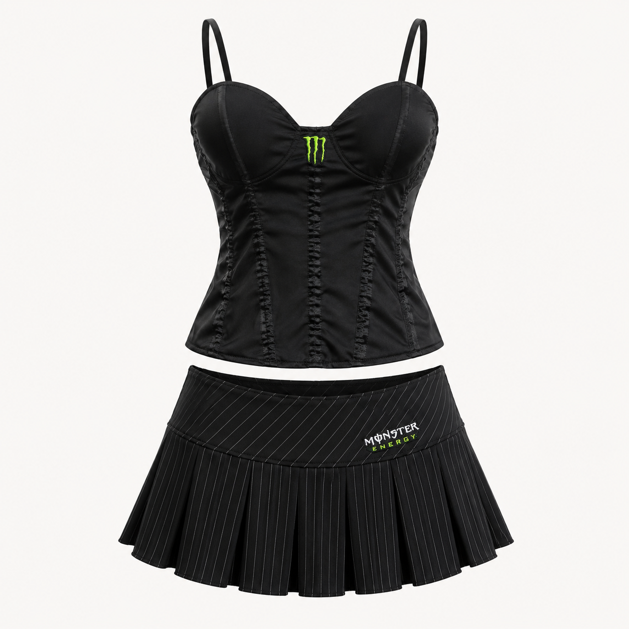 Midnight Pinstripe Set
