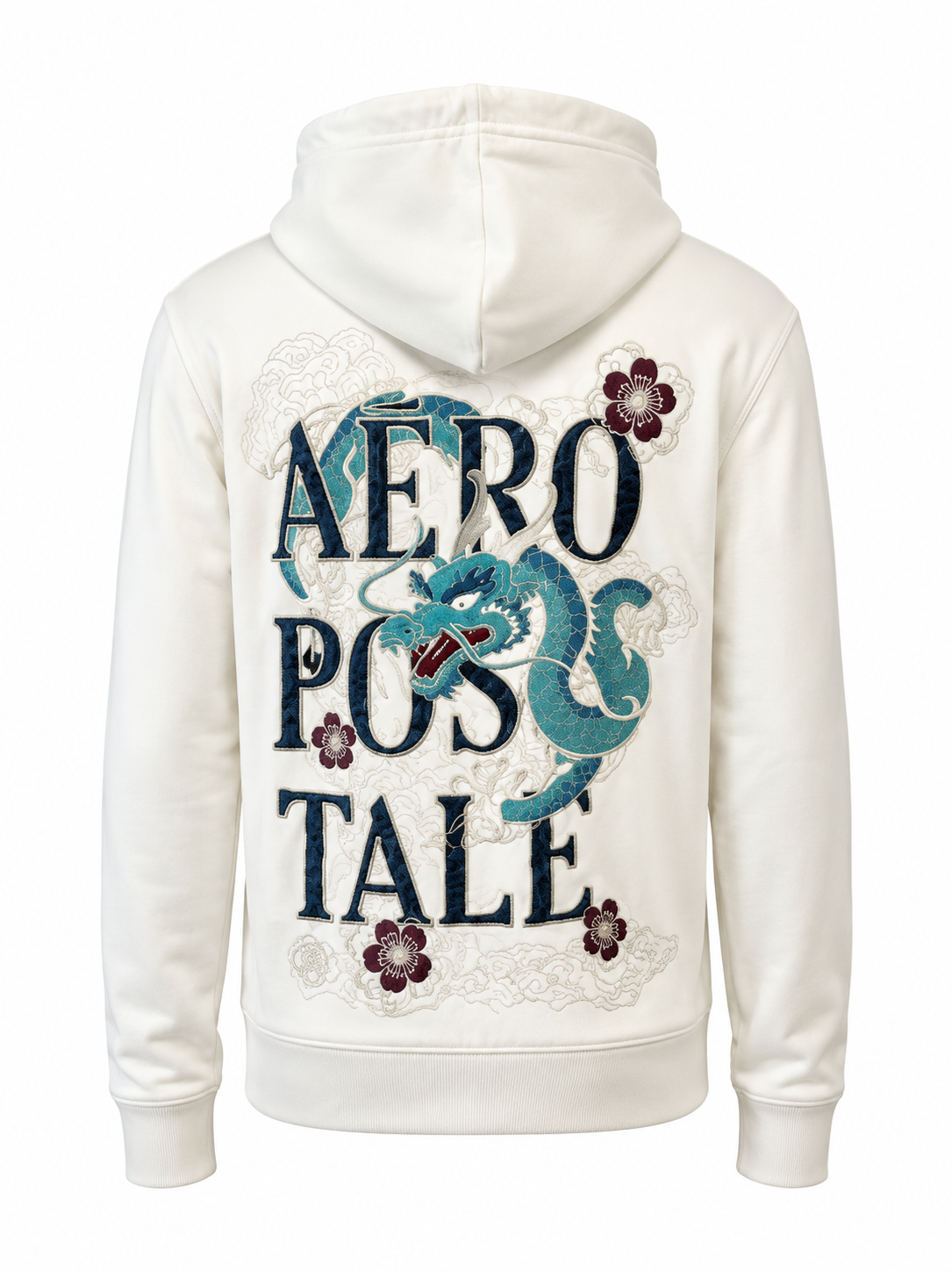 Eastern Dragon Floral Hoodie