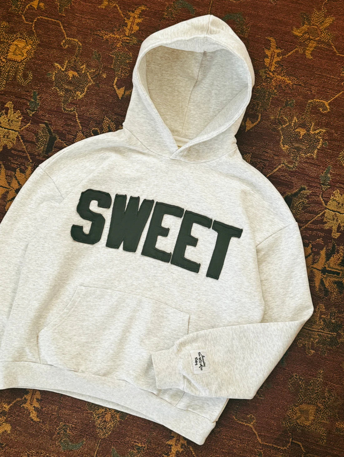 Aged Heather Grey Hoodie