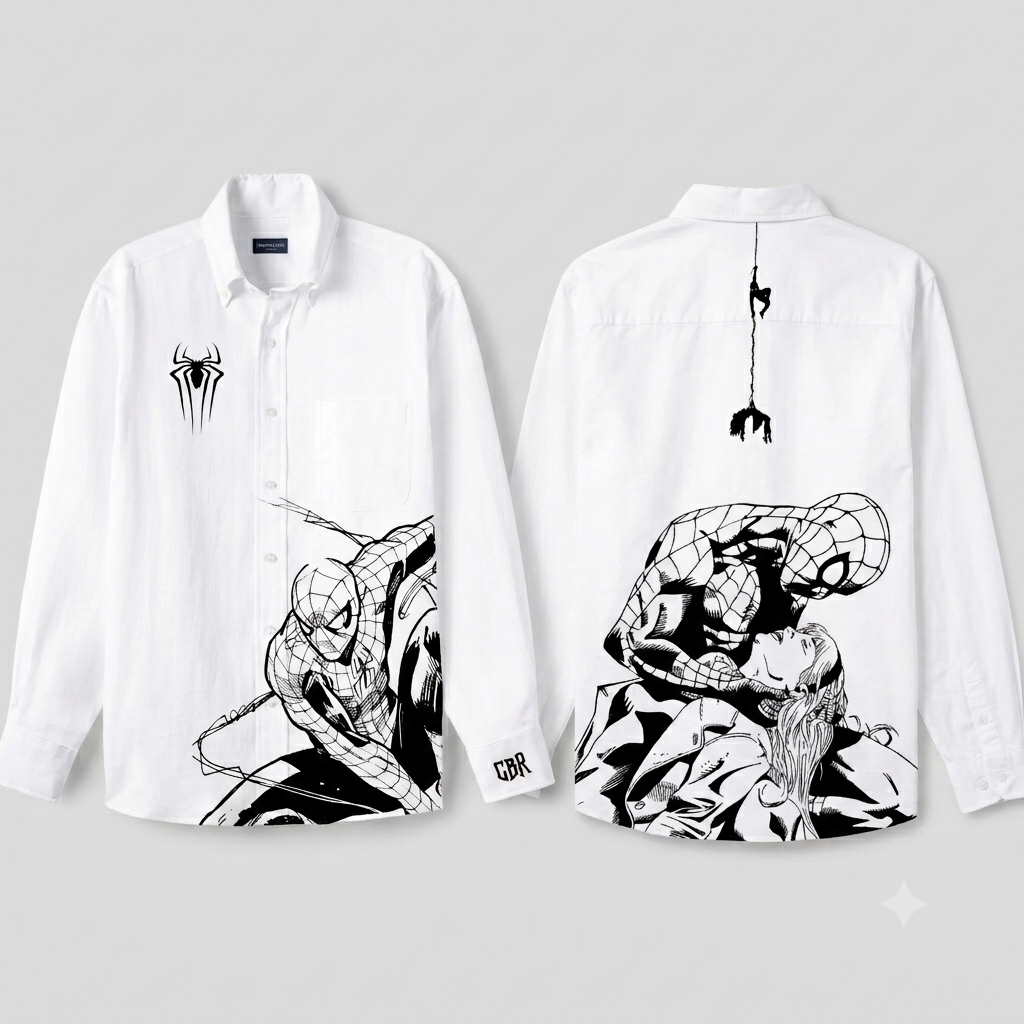 Noir Canvas Button-Down