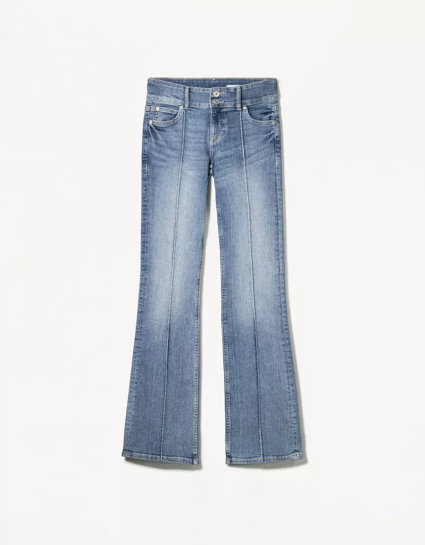 Low-Rise Boot-Cut Jeans
