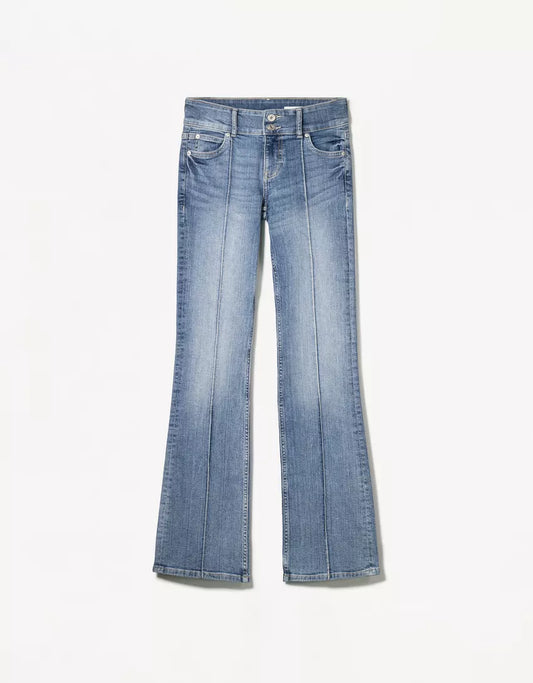 Low-Rise Boot-Cut Jeans