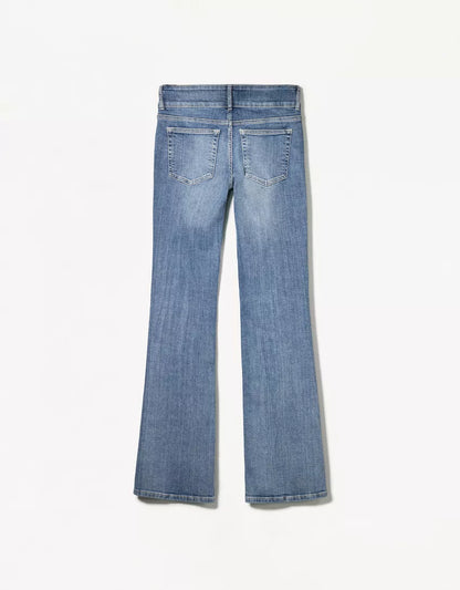 Low-Rise Boot-Cut Jeans
