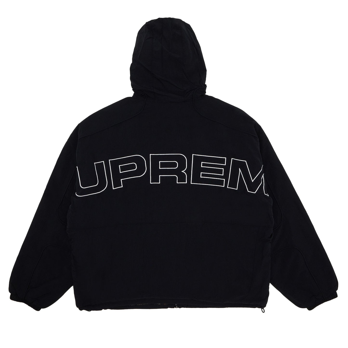 Faux Fur Reversible Hooded Track Jacket