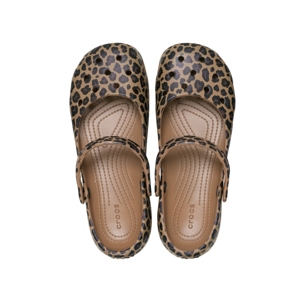 Brown Classic Animal Ballet Sandals