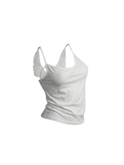 Angel Wings Lace-Up Camisole Top