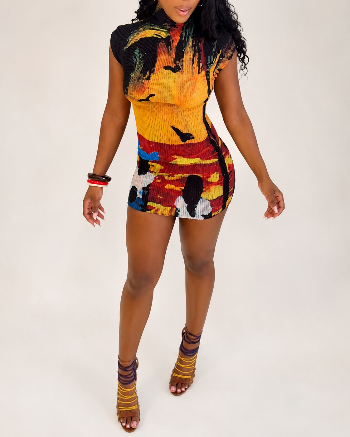 Sunset Mirage Mini Dress