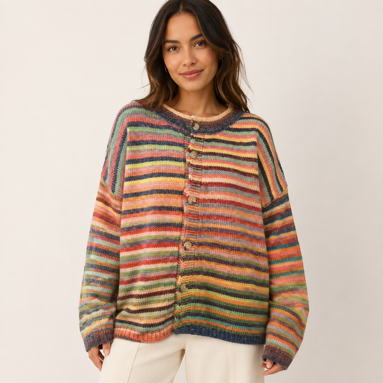 Cozy Multicolored Cardigan