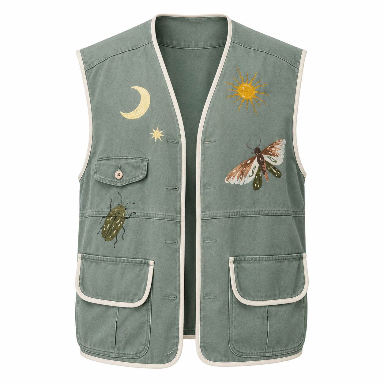 Moth & Moon Cargo Vest
