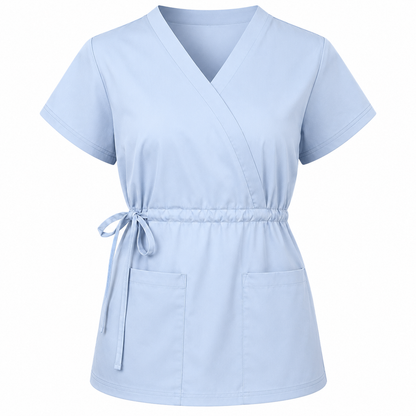 Luna Scrub  Wrap Top And Cargo Pants