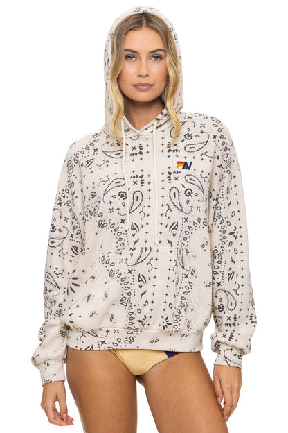 Bandana Relaxed Pullover Hoodie And Sweatpants