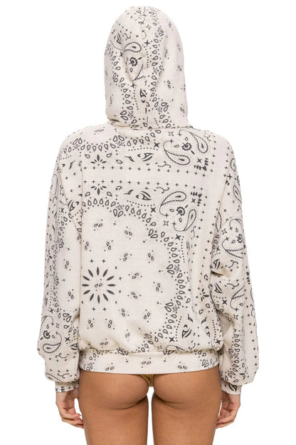 Bandana Relaxed Pullover Hoodie And Sweatpants