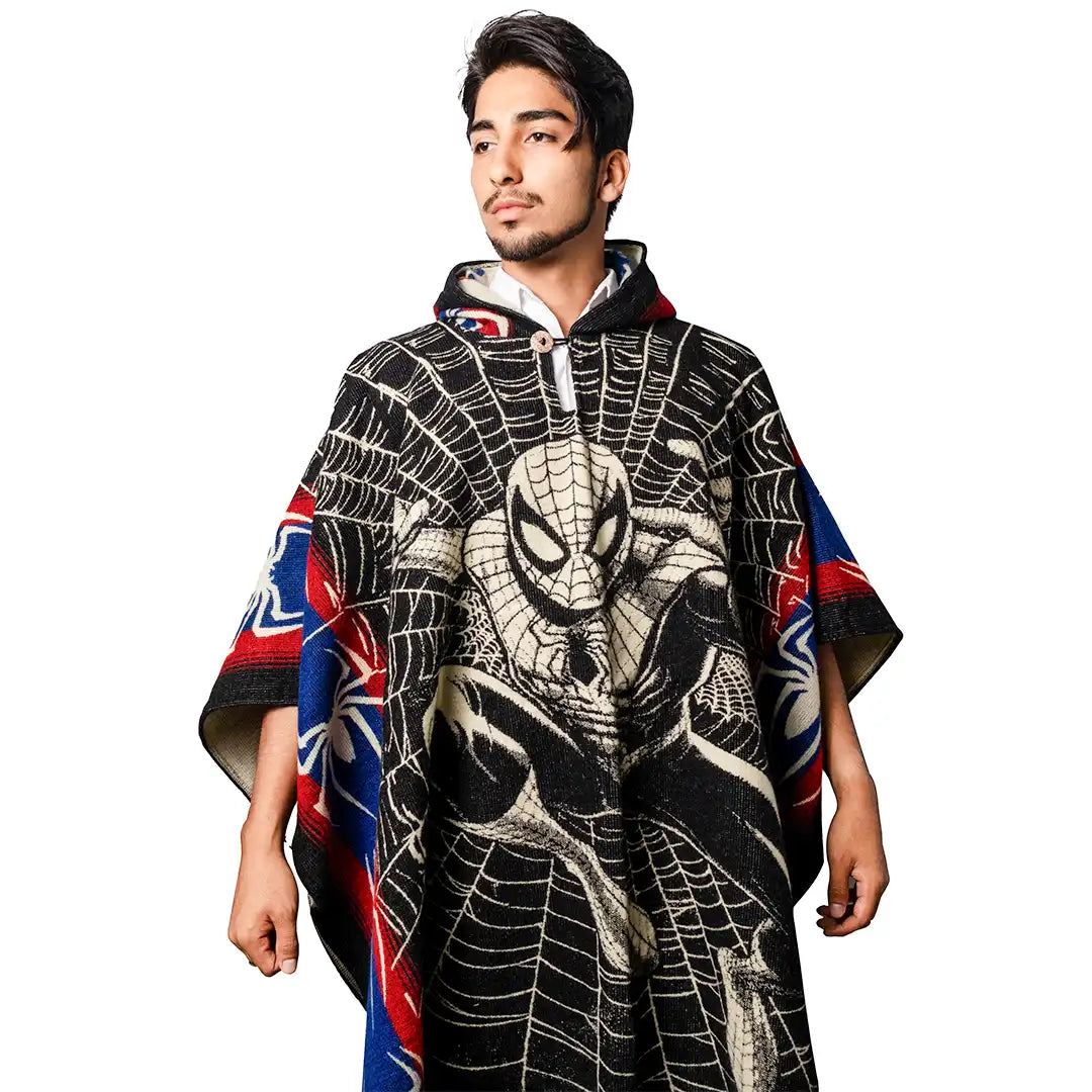 Superhero Alpaca Unisex Handmade Poncho