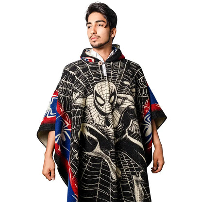 Superhero Alpaca Unisex Handmade Poncho