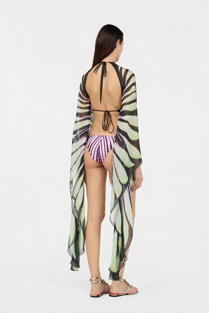 Ray Of Paradise Print One-Piece Swimsuit